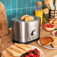 Cecotec Shine&Toast Double 2 Szeletes Kenyérpirító 850W - Ezüst