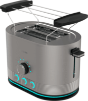 Cecotec Shine&Toast Double 2 Szeletes Kenyérpirító 850W - Ezüst