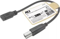 ACT AC7462 USB Type-C anya - USB-B apa 2.0 Nyomtató Adapter kábel 0,2m - Fekete