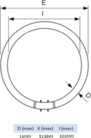 Osram O0528526 40w Kör alakú LED fénycső - Semleges fehér