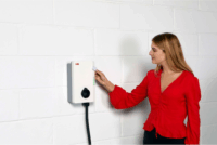 ABB Terra AC W22-G5-R-C-V2-0 lektromos autó fali töltő - Szürke (22kW - 32A / 5m Type-2)