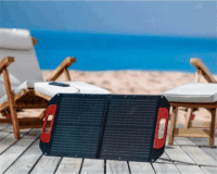 Einhell USB-A / USB-C Hordozható összecsukható napelem 40W