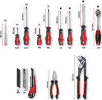 Einhell 370570 E-Case Szerszámkészlet Kofferben (80 db / csomag)
