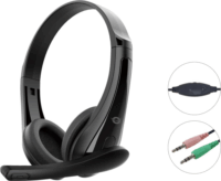 Conceptronic POLONA06B3T Vezetékes Stereo Fejhallgató Headset - Fekete