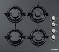 Hausberg HB-563NG Beépíthető 4 zónás Gáz Főzőlap - Fekete