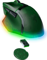 Razer Basilisk V3 Pro 35K Phantom Green Edition Wireless Gaming Egér - Zöld
