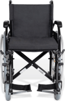 REHAFUND RF-1/42/PU/CZA-624/PU Összecsukható Kerekesszék Max 120kg - Fekete