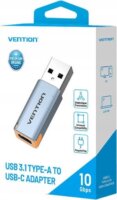 Vention CUAH0 USB-C apa - USB-A anya OTG Átalakító Adapter - Kék
