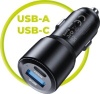 Mobile Origin FRL-CCH60W-01 USB-C + USB-A Autós gyorstöltő 60W - Fekete