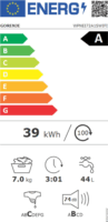 Gorenje WPNEI72A1SWIFI Elöltöltős Mosógép - Fehér