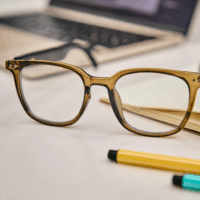 Energy Sistem EN 500130 Kékfény szűrő szemüveg beépített mikrofonnal és hangszóróval - Barna