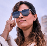 Energy Sistem EN 500123 Napszemüveg beépített mikrofonnal és hangszóróval - Fekete/Leopárdmintás