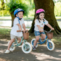 Huffy Vintage Gyerek Futóbicikli Kosárral 10" - Zöld