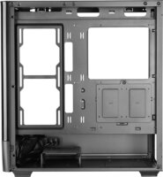 Mars Gaming MCLCDPRO Midi Torony számítógépház + 4db 120mm ventilátor - Fekete