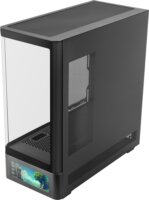 Mars Gaming MCLCDPRO Midi Torony számítógépház + 4db 120mm ventilátor - Fekete