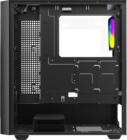 Savio Noctis Flow RGB Cube Tower Számítógépház + 3db 120mm ventilátor - Fekete