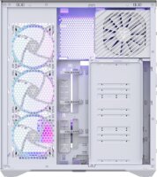 MODECOM Volcano SPACE XL ARGB FULL TOWER 5F Számítógépház + 5db 120mm ventilátor - Fehér