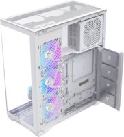 MODECOM Volcano SPACE XL ARGB FULL TOWER 5F Számítógépház + 5db 120mm ventilátor - Fehér