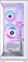 MODECOM Volcano SPACE XL ARGB FULL TOWER 5F Számítógépház + 5db 120mm ventilátor - Fehér