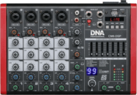 DNA Professional CM6-DSP 6 Csatornás Analóg Keverőpult Mixer - Fekete / Piros