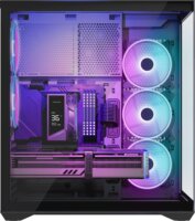 MODECOM Volcano SPACE XL ARGB FULL TOWER 5F Számítógépház + 6db 120mm ventilátor - Fekete