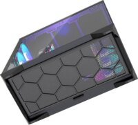 MODECOM Volcano SPACE XL ARGB FULL TOWER 5F Számítógépház + 6db 120mm ventilátor - Fekete