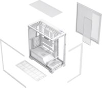 MODECOM VOLCANO STELLAR PLUS MIDI Torony Számítógépház - Fehér