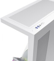 MODECOM VOLCANO STELLAR PLUS ARGB MIDI 5F Számítógépház + 5db 120mm ventilátor - Fehér
