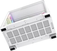 MODECOM VOLCANO STELLAR PLUS ARGB MIDI 5F Számítógépház + 5db 120mm ventilátor - Fehér