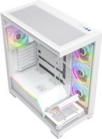 MODECOM VOLCANO STELLAR PLUS ARGB MIDI 5F Számítógépház + 5db 120mm ventilátor - Fehér