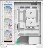 MODECOM VOLCANO STELLAR PLUS ARGB MIDI 8F Számítógépház + 8db 120mm ventilátor - Fehér