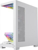 MODECOM VOLCANO STELLAR PLUS ARGB MIDI 8F Számítógépház + 8db 120mm ventilátor - Fehér