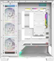 MODECOM VOLCANO STELLAR PLUS ARGB MIDI 8F Számítógépház + 8db 120mm ventilátor - Fehér