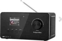 Krüger&Matz KM0816.1 Internet Rádió - Fekete