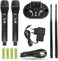 DNA Uma Vocal Set 2db Vezeték nélküli Mikrofon Töltőállomással - Fekete