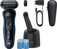 Braun  52-B7000CC Vezeték nélküli Akkus Nedves-Száraz Borotva - Fekete / Kék