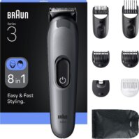Braun AIO 3540 Akkus Multifunkciós testszőrzet ápoló - Fekete / Szürke