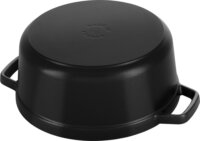 Staub 40500-281-0 Öntöttvas Sütöedény Ø 28cm 6,7L - Fekete