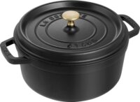 Staub 40500-281-0 Öntöttvas Sütöedény Ø 28cm 6,7L - Fekete