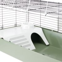 Ferplast Rabbit 120 Nyúl / Tengerimalac ketrec 118 x 58,5 x h 49,5 cm - Ezüst / Zöld