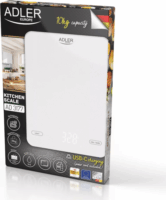 Adler AD 3177wb Digitális konyhai mérleg - Fekete / Fehér