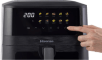 Hisense HAF2100DCD AirFryer Forrólevegős sütő 7,7L 2100 Watt - Fekete