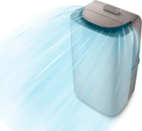 DeLonghi Pac AP120 GentleJet 3 az 1-ben Mobil klíma 110 m³ / 3,0 kW - Fehér