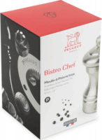 Peugeot Bistro Chef Manuális Borsörlő 10 x 5,6 cm - Ezüst