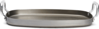 De Buyer Mineral B Téglalap alakú serpenyő 38 x 26 cm - Ezüst