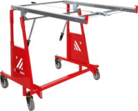 Holzmann PW3025KIPP Panelszállító kocsi max 150 kg - Piros/Ezüst