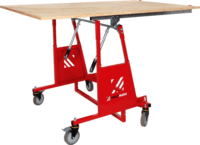 Holzmann PW3025KIPP Panelszállító kocsi max 150 kg - Piros/Ezüst