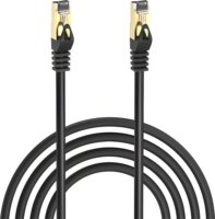 S-link SL-CAT720M S/FTP Cat7 RJ45 Patch kábel 20m - Fekete