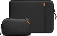 tomtoc Defender-A13 Premium 16" Laptop Tok Sleeve + kiegészítő táska - Fekete