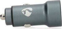 Nedis CCH1C1A48W USB-A / USB-C Autós gyorstöltő 48W - Szürke